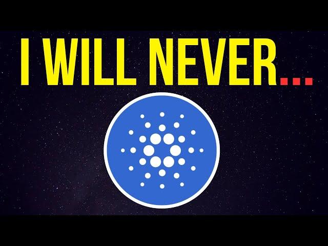 I Will Never Sell All of My Cardano...Here's Why! | Cardano ADA Price Prediction