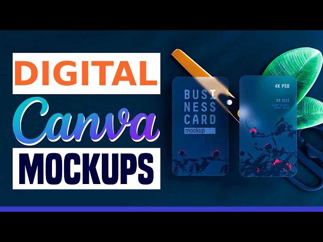 How to Create a Digital Mockup in Canva Free (2024) | Step-by-Step Tutorial