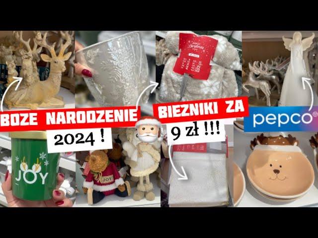 ‼️ PEPCO BOŻE NARODZENIE 2024  NOWOŚCI  BIEŻNIKI za 9 zł  PATERY JELONKI  KOCE ŚWIĄTECZNE