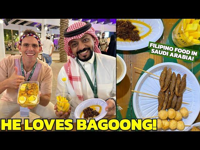 SAUDI EATS FILIPINO FOOD for the FIRST TIME (Philippines Week in Riyadh)