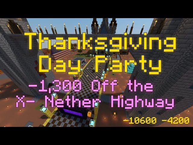 Thanksgiving Party (Minecraft Anarchy 1.16.4) mc.voizdev.com