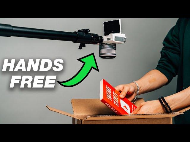 Best Overhead Camera Setup for YouTube (Arkon Mount Review)