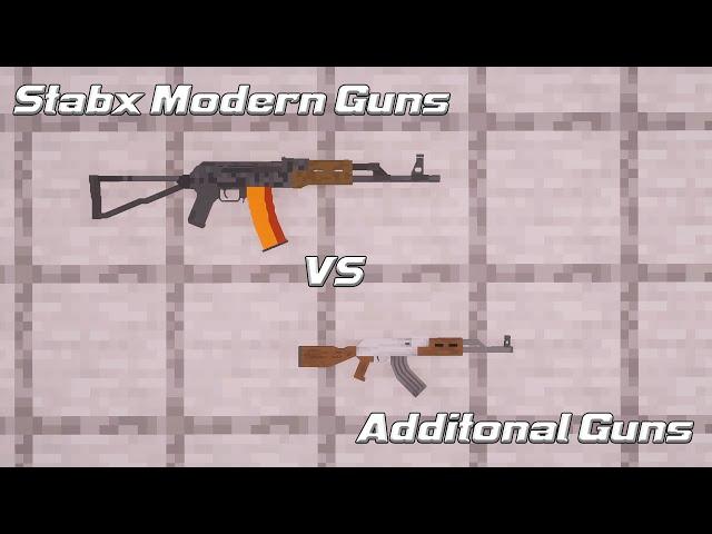 Stabx Modern Guns vs Addtional guns Mod Comparision