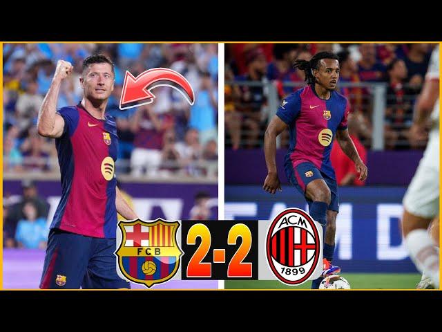 BARÇA 2-2 MILAN ! LEWANDOWSKI DOUBLÉ ! BERNAL ET CASADO ÇA MARCHE ENSEMBLE ! UN BARÇA A RÉACTION ?