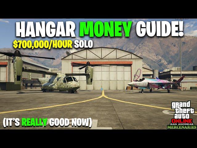 HANGAR MONEY GUIDE (Up to $700k/Hour SOLO) | GTA Online Hangar Business Guide 2024