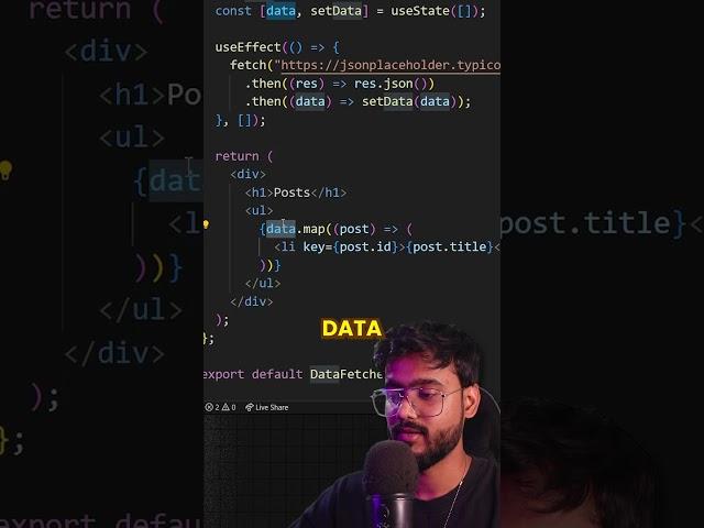 Fetching APIs in React JS 