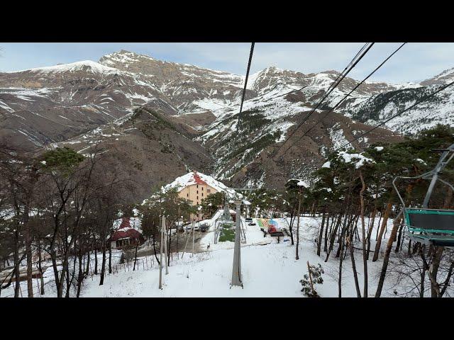 2024 12 11 - спуск с канатной дороги - курорт Армхи, республика Ингушетия 