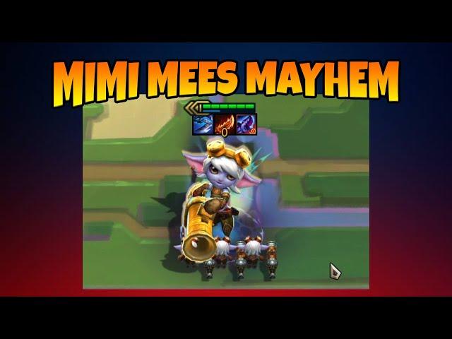 Mini Mees Tristana was fun to watch! TFT SET 13