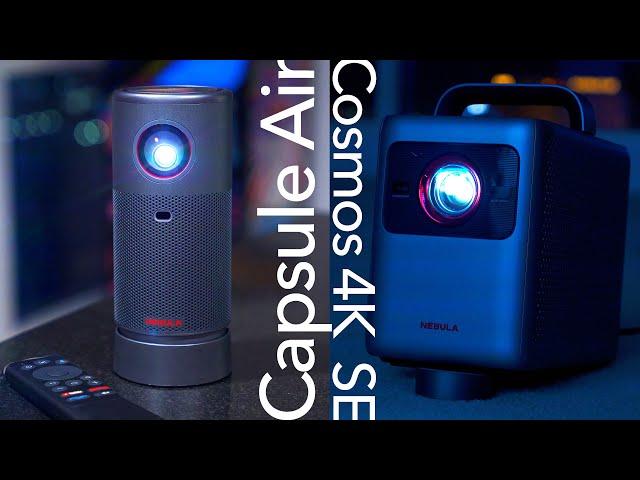 Anker NEBULA Capsule Air vs. Cosmos 4K SE (Portable vs. At-Home Theater)