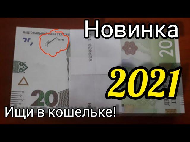 Новая банкнота Украины Горячий пирожок 20 гривен 2021 обиходная банкнота новая Шевченко 