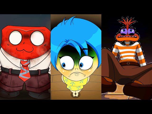 Inside Out 2 - The Nightmare of JOY, ANXIETY,... Living with SADNESS! Inside Out 2 Cartoon Animation