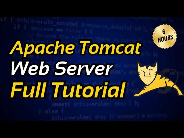 Apache Tomcat Full Tutorial  Apache Tomcat Course for Beginners ️