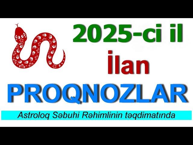 2025: İlan ilinin proqnozları