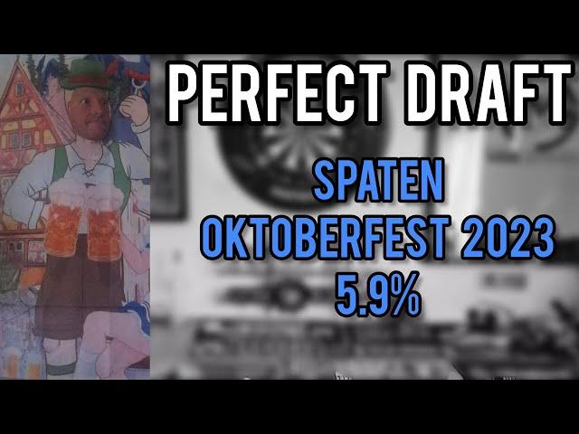 Spaten oktoberfest 5.9% 2023 - Perfect draft pro / Philips perfect draft - review No. 1536