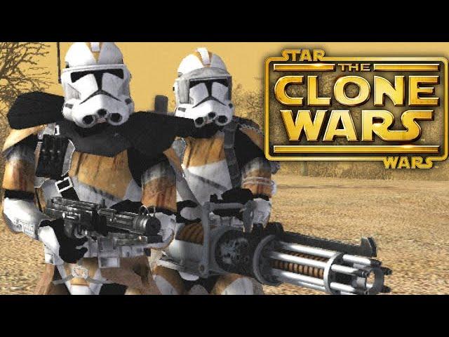 STAR WARS: GALAXY AT WAR MOD - Clone Troopers vs CIS Battle Droids! - Men of War Assault Squad 2