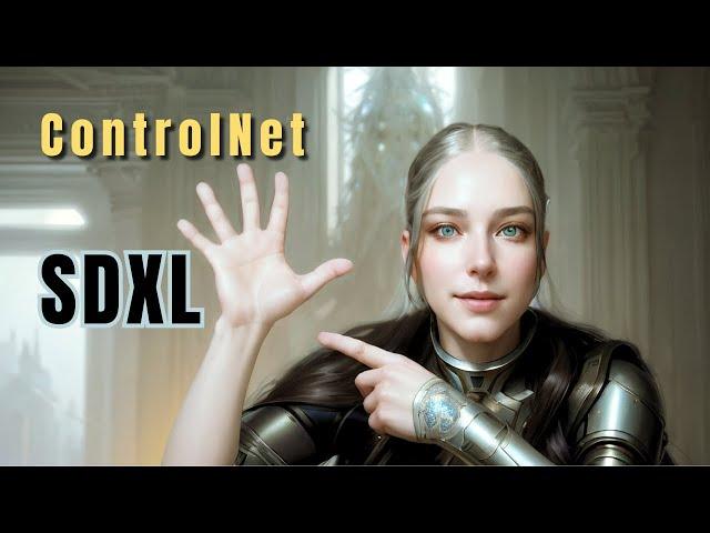 How to use ControlNet with SDXL. Including perfect hands and compositions.