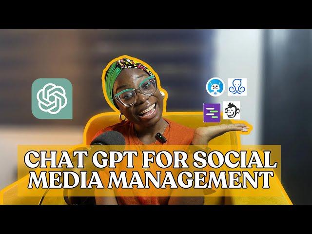 USING CHATGPT AS A SOCIAL MEDIA MANAGER