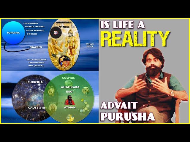 Is This World  Real or an Illusion, What is Purusha Prakriti,  Advaita Vedanta