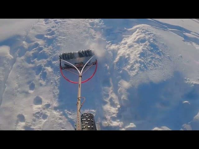 part of ride at minus 45 F pulling 1roller happygroomer