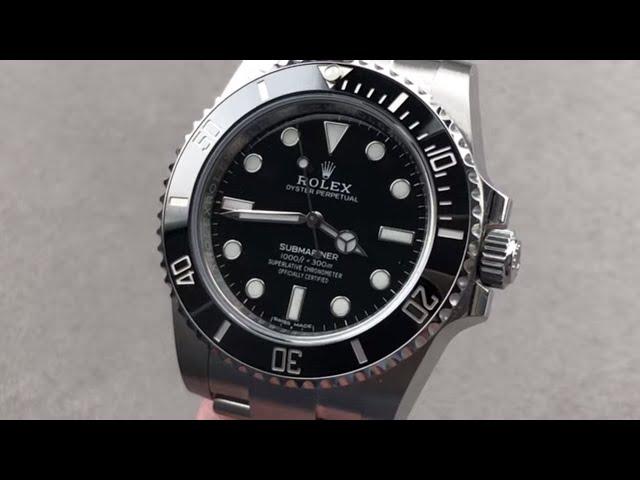 Rolex Submariner 'No Date' 114060 - Hands-on Review and Feature Overview