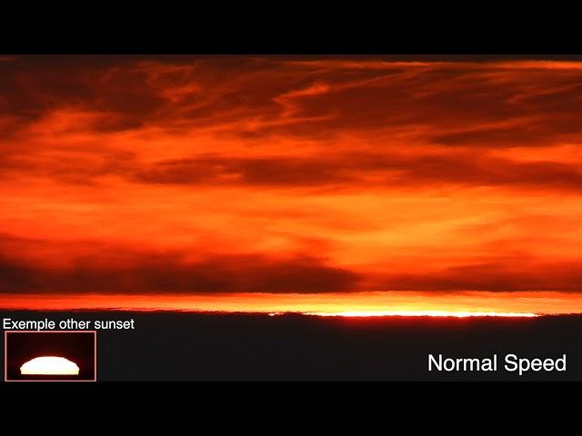 Novaya Zemlya Effect and comparison with other ordinary sunset