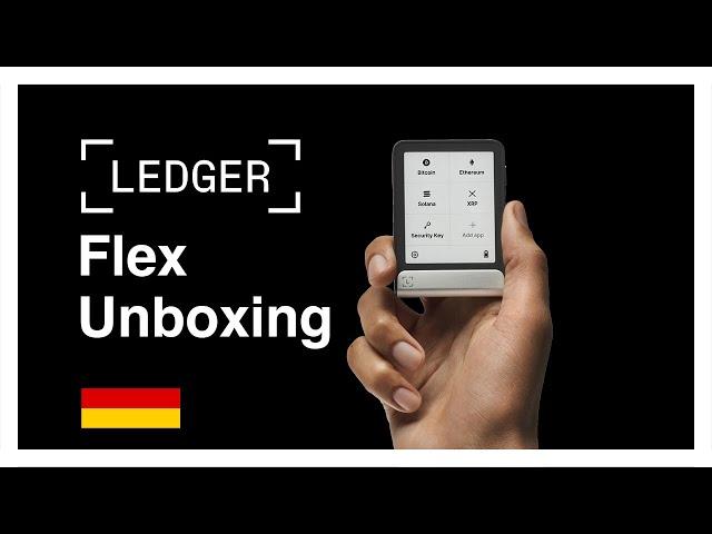 Ledger Flex Unboxing - Deutsch 