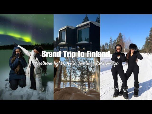 Our first international trip | Chasing the Northern Lights, Ice Karting, Finnish Sauna & cold plunge