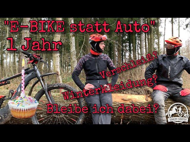  1 Jahr!  E-BIKE statt Auto - Verschleiß? - Zukunft? - Winterkleidung?