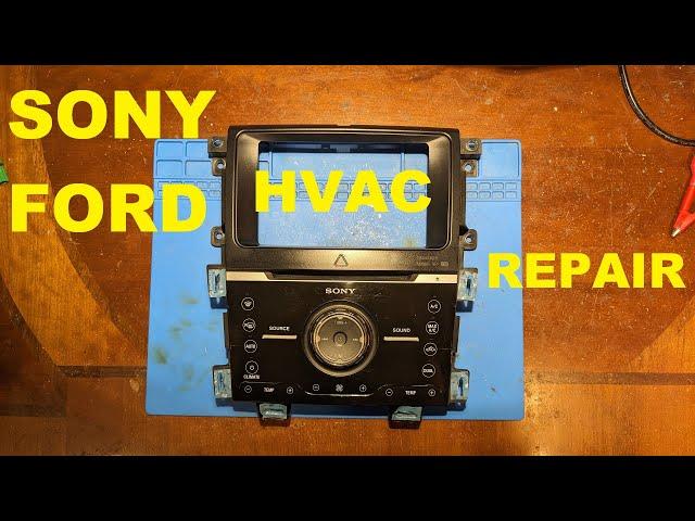 Sony Ford HVAC repair Stuck Button