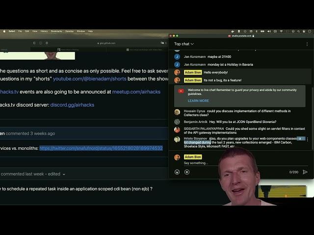 111th airhacks.tv: "Monoliths, Microservices, Auth, API Gateways, Schedulers" #airhacks #live