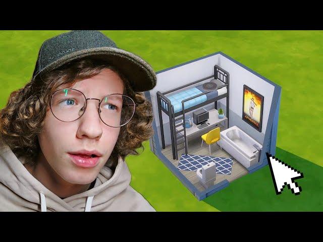 The Sims 4 но мой сим живет в этом...