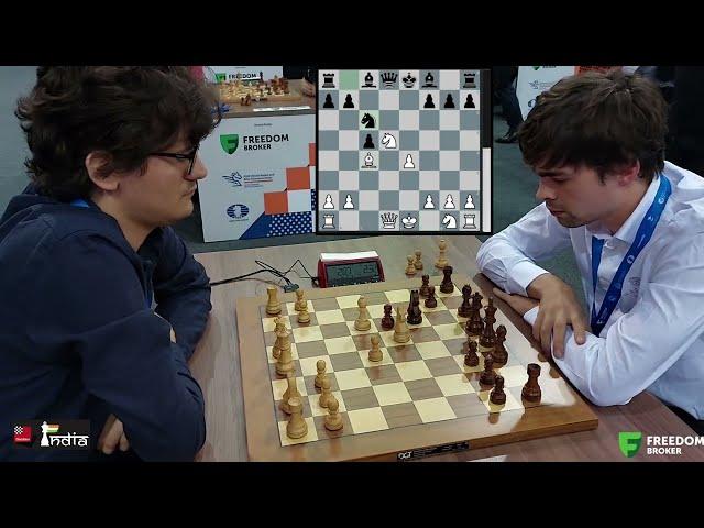 Nikita Petrov outplays Netherlands no.2 Jorden Van Foreest | World Blitz 2022