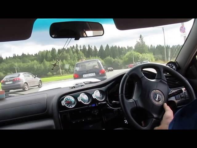 Жёсткий отжиг по пробкам на Subaru Legacy B4