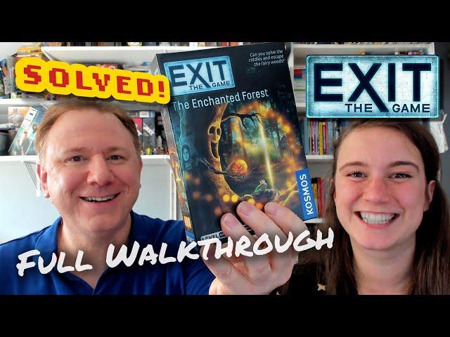 Solved! Exit the Game: The Enchanted Forest - full walkthrough with Dr Gareth and Laura