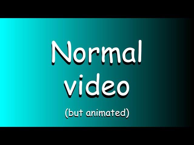 If ParashockX made a normal video : ParashockX animation