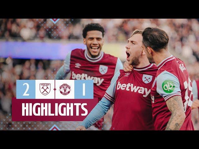 West Ham 2-1 Manchester United | Late Penalty Secures The Three Points! | Premier League Highlights