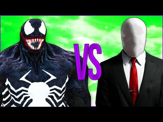 СЛЕНДЕРМЕН VS ВЕНОМ | СУПЕР РЭП БИТВА | Slenderman horror игра ПРОТИВ Venom movie фильм