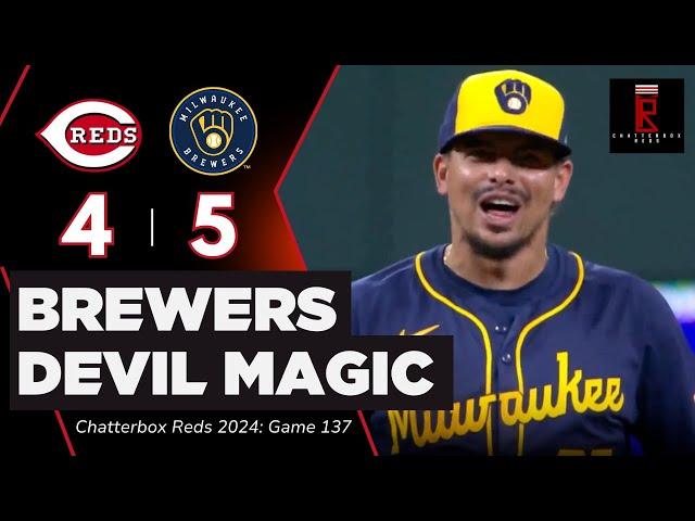 Cincinnati Reds Lose Another 1-Run Game to Milwaukee Brewers in Brutal Way | CBox Reds | Game 137