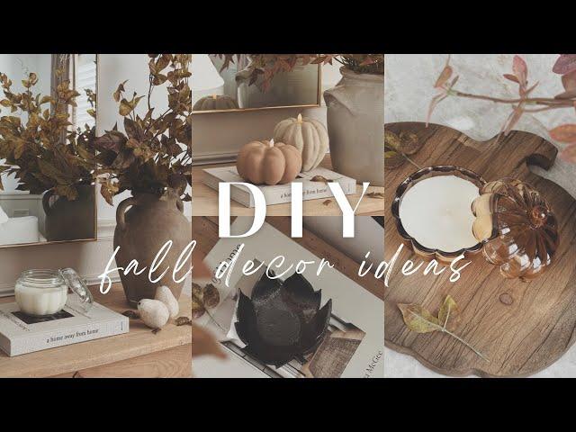 6 DIY Fall Decor Ideas || Budget Friendly & Easy || Afloral & Pottery Barn Dupes