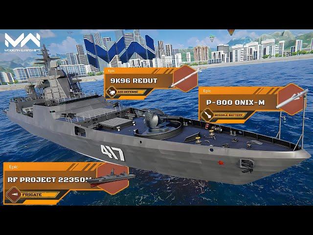 RF Project 22350M New GACHA Frigate Quick View and Gameplay! | Modern Warships