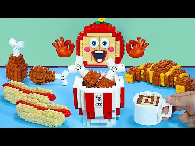 BEST Lego Foods From Around The World | Stop Motion Cooking ASMR