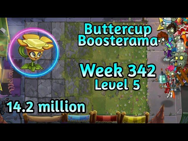 PVZ2- Arena Buttercup Boosterama 14.2m Week 342 Low Level Plants Startegy Season 71