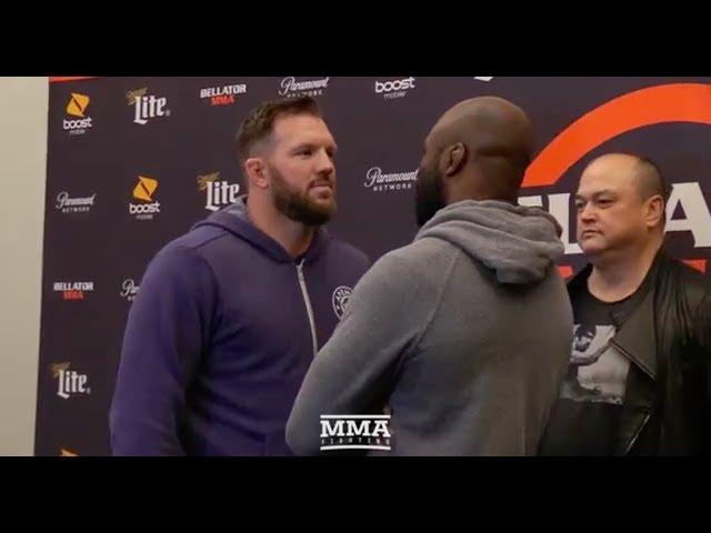 Ryan Bader vs. King Mo Lawal Bellator Grand Prix Staredown - MMA Fighting