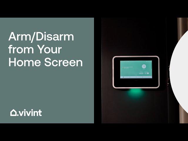 Vivint System | "Armed Stay" vs "Armed Away"