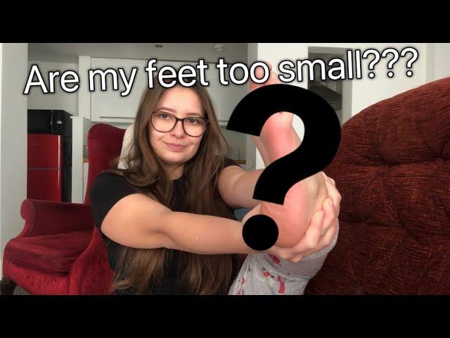 The size of my feet…