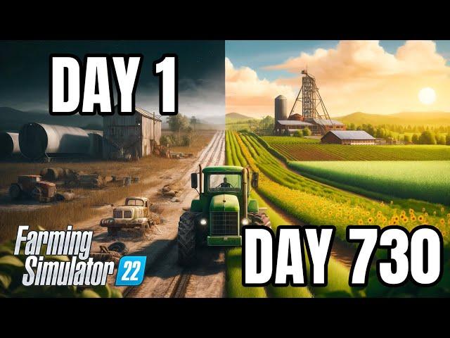 I Spent 2 Years Building Ultimate Farm From $0? | Farming Simulator 22