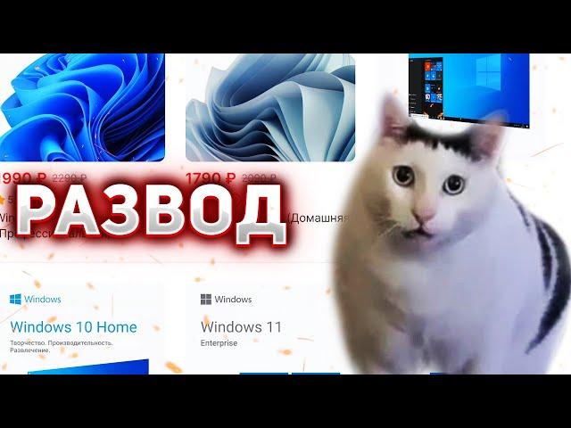 Дешёвые ключи Windows - РАЗВОД