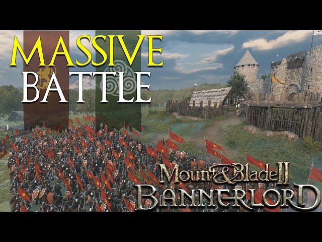 Mount & Blade 2: Bannerlord | EPIC MASSIVE BATTLE | VLANDIA vs. BATTANIA