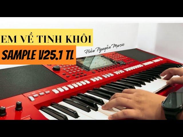 Em Về Tinh Khôi || Organ YAMAHA PSR A3000 ( Màu Đỏ ) || Giá 18.500.000đ